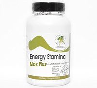 Energy Stamina Max Plus with Cordyceps Green Tea Ginseng Guarana ~ 180 Capsules - No Additives ~ Naturetition Supplements