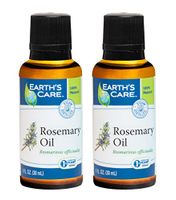 Earth's Care Pure Rosemary Essential Oil, Steam-Distilled, 1 FL. OZ. (2 Bottles)