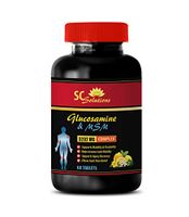 Joint Health Supplements for Men - GLUCOSAMINE & MSM 3232MG Complex - glucosamine Joint Pain - 1 Bottle 60 Capsules