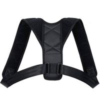 GEMYON Posture Corrector, Shoulder Support Effective Breathable Adjustable Back Brace for Children Man Adult - L