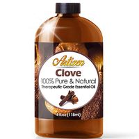 Artizen Clove Essential Oil (100% PURE & NATURAL - UNDILUTED) Therapeutic Grade - Huge 4oz Bottle - Perfect for Aromatherapy, Relaxation, Skin Therapy & More!