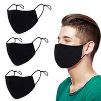 ZM&ZCP Face Masks - 2Pack Unisex Dust Mask with 4 Layers of Space Cotton - Washable & Reusable - Protection from Dust, Pollen, Pet Dander, Other Air Pollution - Earloop face mask for Men Women