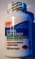 CVS Stool Softener Relieves Constipation 250 Softgels