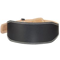 Nachvorn Cowhide Weightlifting Belts for Men and Women, Adjustable with Buckle, Back Support for Lifting, Black S