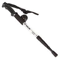Gigamax(TM) Walking sticks For hike Cane for the elderly Anti Shock Hiking Walking Trekking Trail Poles Stick Adjustable Canes 4-Sections [ Silver ]