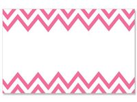 50 pack Pink Chevron- No SentimentEnclosure Cards (20 unit, 50 pack per unit.)