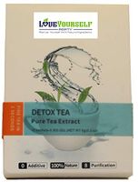 Detox Tea Slenderizing Healthy Crystal Packets with Rose and Hibiscus Petals, Easy to Use Diet Real Tea