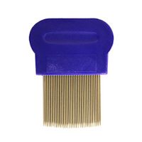 CE Certified Head Lice Nit Comb Professional Stainless Steel Removes Nits Eggs Shells