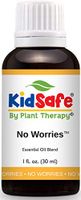 Plant Therapy KidSafe No Worries Essential Oil Blend 30 mL (1 oz) 100% Pure, Undiluted, Therapeutic Grade