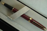 Sheaffer Made in The USA Limited Edition Signature Prelude Matte Burgundy Finish Cap and Barrel with 22KT Gold Appointments, Rollerball Pen