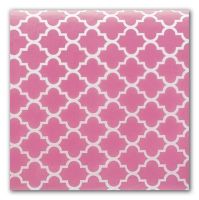 Pink Quatrefoil Design Tissue Paper (50)