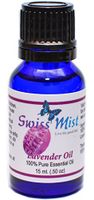 Swiss Mist - Lavender Essential Oil (100% PURE & NATURAL - UNDILUTED) Therapeutic Grade - 0.50 oz Bottle - Perfect for Aromatherapy, Relaxation, Skin Therapy & More!