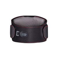 Lower Back Heating Pad with Vibration Massage Infrared Heat Therapy, for Back Waist Abdominal Stomach Lumbar Thigh Muscle Strain Pain Relief(Black)