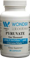 Pyruvate 1000, Plus Citrimax and Chromate, Nutritionally Supports Weight Management - 90 Capsules, 6751