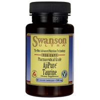 Swanson Amino Acid Ajipure Taurine Pharmaceutical Grade 500 Milligrams 60 Veg Capsules
