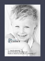 18x26 Midnight Blue / Blue Jay Custom Mat for Picture Frame with 14x22 opening size (Mat Only, Frame NOT Included)
