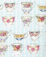 English Tea Cups Tissue Wrapping Paper-20 Sheets