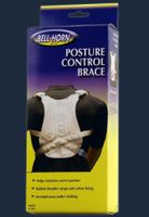 Bell-Horn Posture Control Brace, White