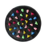 VUTY Massage Cushion Sole, Stone Road Mat, Cobblestone Acupuncture Foot to Relieve Body, Square, Round (2)