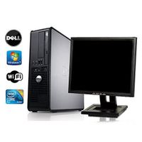 Dell OptiPlex New WiFi, Intel Core2Duo 3.0GHz, New 4GB Memory, 250GB Standard Hard Drive, Windows 10 Home,17" LCD Monitor(Brands may vary), New Keyboard and Mouse, Desktop-(Certified Reconditioned)