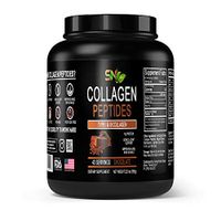 Chocolate- Collagen Peptides Powder (22.9 Oz) Gluten and Pesticide Free, Grass-Fed, Paleo Friendly, Non-GMO