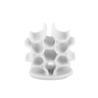 Ikevan Wire Desktop Organizer Winder Management Headphone Cord Holder 3 x3x1cm Cable Clip Organizer (White)