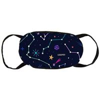 Women & Men Earloop Half Face Face Covers Face Cover Dustproof Mouth-Muffle - Cool Soft Windproof Hiking Mouth Cover for Kids Youth Boys Girls (Starry Constellation)