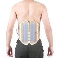 Adjustable Lumbar Brace/Lower Back Belt, Pain Relief - Breathable & Lightweight Material - Wide Support - for Back Pain, Herniated Disc, Sciatica, Scoliosis