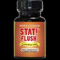10 Pack - Stat! Flush 5 Capsules 400 Mg Each with Free Im Baked Bro and Doob Tubes Sticker