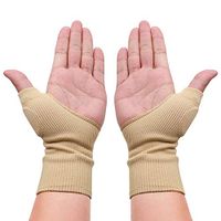 Ztl 1 Pair Therapy Gloves Gel Filled Thumb Support Wrist Brace Arthritis Compression for Men & Women