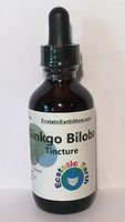 Organic Ginkgo Biloba Leaf Tincture ~ 2 Ounce Bottle ~
