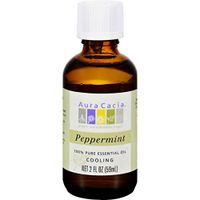 Aura Cacia, Oil Essential Peppermint, 2 Fl Oz
