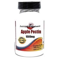 Apple Pectin 1500mg * 180 Capsules 100% Natural - by EarhNaturalSupplements