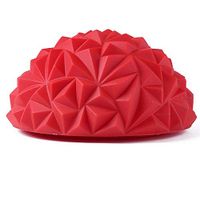 Massager Spiky Massage Ball PVC Foot Trigger Point Stress Relief Yoga Massager Ergonomic Fitness Yoga Equipment (Red, Freesize)