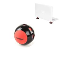 Oimaster Laptop Cooling Stand Balls Good Gift Laptop Legs Support Foot Cooler Stand Ball for All MackBook Laptop (Red)