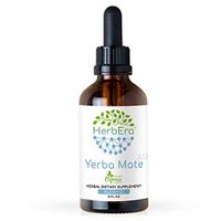 Yerba Mate A120 Alcohol Herbal Extract Tincture, Organic Yerba Mate (Ilex paraguariensis) Dried Leaf (4 fl oz)