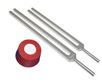 Radical Professional D 288Hz & A 426.7Hz Chakra Tuning Forks Healing Therapy with Activator