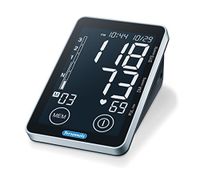 Personnelle Upper Arm Blood Pressure Monitor with Illuminated Black XL Display and USB Connection