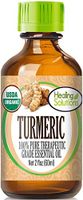 Organic Turmeric Essential Oil (100% Pure - USDA Certified Organic) Best Therapeutic Grade Essential Oil - 60ml