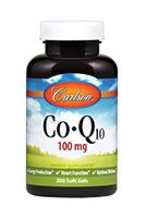 Carlson - Co-Q10, 100 mg, Energy Production & Heart Function, 200 Softgels