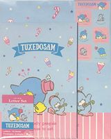 Sanrio Tuxedosam Letter Set 12 Writing Paper + 6 Envelopes + 7 Stickers Stationary Japan (Sweets Dance)