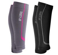 Graduated Compression Sleeves by Thirty48 Cp Series ,2 Pk F.Pink/Gray - Black/Gray ,Medium
