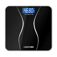 Shentesel Body Fat Scale LCD Digital Weight Bathroom Balance Auto On/Off Electronic Floor - Black