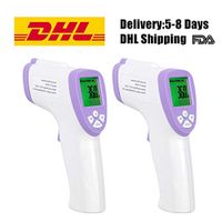 Infrared Forehead Thermometer Gun for Kids and Adults, Non-Contact Medical Thermometer with Accurate Digital Readings Immediately Thermometer (Purple, 2Piece)