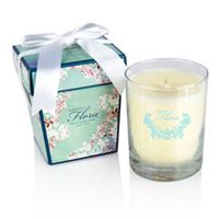 Seda France Flora Berry Vanilla Bow Adorned Boxed Candle
