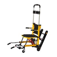 Self-Propelled Wheelchairs Electric Wheelchair Mobile Auxiliary Stair, Light Folding Power Compact Adjustable Armrest for The Elderly Up and Down The Stairs