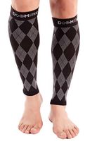 Doc Miller Premium Calf Compression Sleeve 1 Pair 20-30mmHg Graduated Support for Sports Running Circulation Recovery Shin Splints Varicose Veins (2 Pair M)