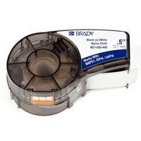 Brady M21-500-499, 110894 0.5" x16' White BMP21 Series Nylon Cloth Label, Pack of 6 Cartridges