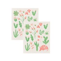 Now Designs Compostable Swedish Dishcloths, Armadillos - 6.5 x 8 in | Set of 2