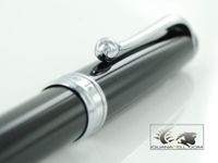 Aurora Nikargenta 88 Black Ballpoint Pen - AU-830C